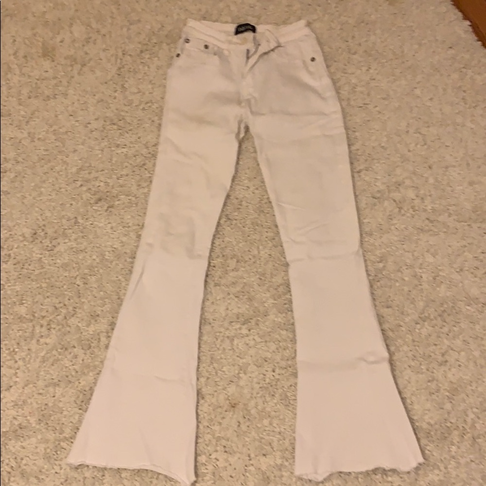 White Flare Jeans
